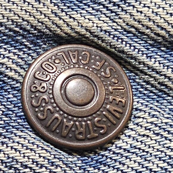 Levis Mens Sherpa-Lined Denim Trucker Jacket Blue Medium Warm Casual Outerwear - Picture 13 of 15